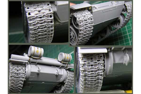 Набірні гусениці для танків Т-54 раннього типу (MiniArt 37046) 1/3