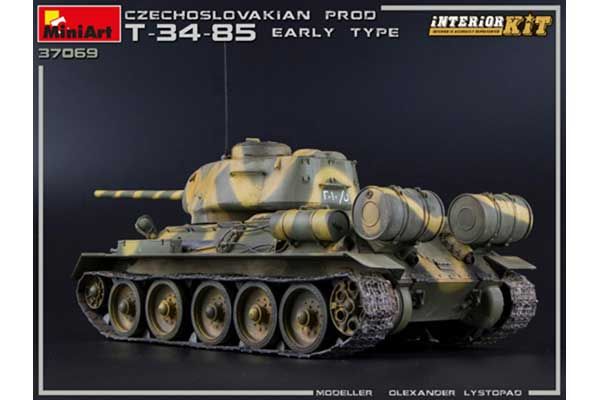Т-34/85 Чехословацького Виробництва. Раннього Типу (MiniArt 37069) 1/35