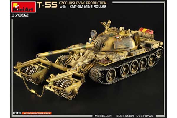 Т-55 Чехословацького Виробництва з КМТ-5М (MiniArt 37092) 1/35