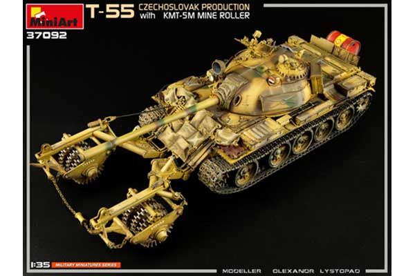 Т-55 Чехословацького Виробництва з КМТ-5М (MiniArt 37092) 1/35