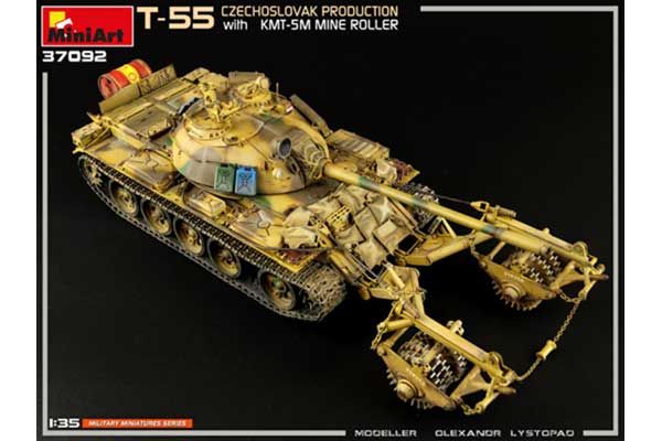 Т-55 Чехословацького Виробництва з КМТ-5М (MiniArt 37092) 1/35