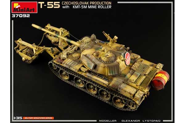 Т-55 Чехословацького Виробництва з КМТ-5М (MiniArt 37092) 1/35