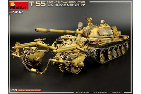 Т-55 Чехословацького Виробництва з КМТ-5М (MiniArt 37092) 1/35