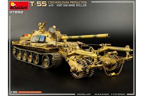 Т-55 Чехословацького Виробництва з КМТ-5М (MiniArt 37092) 1/35