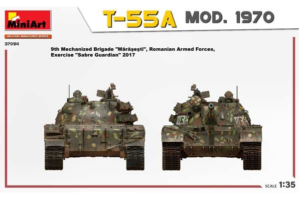 Т-55А мод. 1970 р. (MiniArt 37094) 1/35