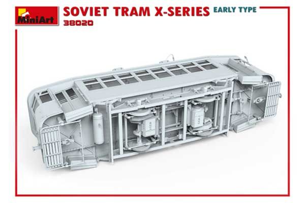 Советский Трамвай Серии-Х (Раннего Типа) (MiniArt 38020) 1/35