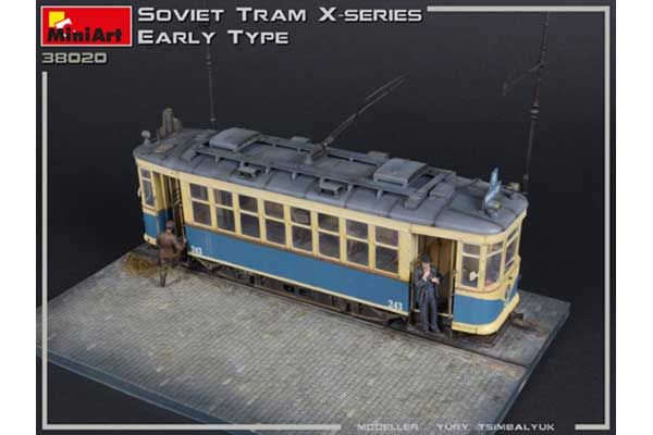 Советский Трамвай Серии-Х (Раннего Типа) (MiniArt 38020) 1/35