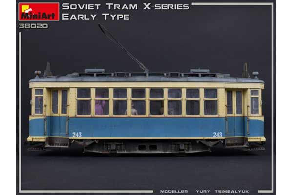 Советский Трамвай Серии-Х (Раннего Типа) (MiniArt 38020) 1/35