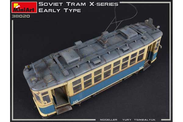 Советский Трамвай Серии-Х (Раннего Типа) (MiniArt 38020) 1/35