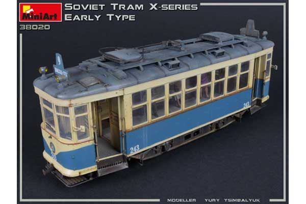 Советский Трамвай Серии-Х (Раннего Типа) (MiniArt 38020) 1/35