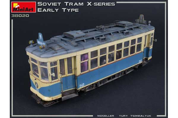 Советский Трамвай Серии-Х (Раннего Типа) (MiniArt 38020) 1/35