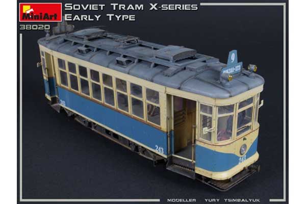 Советский Трамвай Серии-Х (Раннего Типа) (MiniArt 38020) 1/35