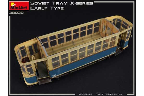 Советский Трамвай Серии-Х (Раннего Типа) (MiniArt 38020) 1/35