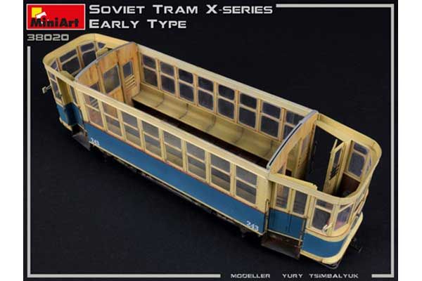 Советский Трамвай Серии-Х (Раннего Типа) (MiniArt 38020) 1/35