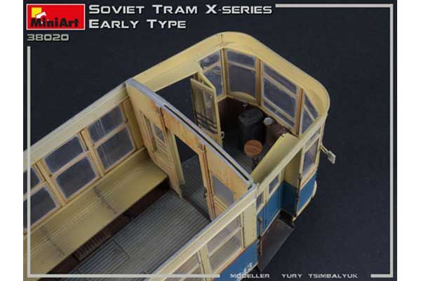 Советский Трамвай Серии-Х (Раннего Типа) (MiniArt 38020) 1/35