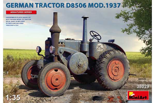 Німецький трактор D8506 мод. 1937 (MiniArt 38029) 1/35