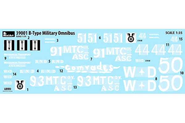 Військовий автобус Type-B “OMNIBUS” (MiniArt 39001) 1/35