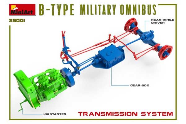 Військовий автобус Type-B “OMNIBUS” (MiniArt 39001) 1/35