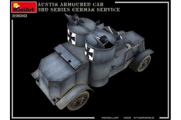 Бронеавтомобіль AUSTIN 3-й серії. Німецька, австро-угорська, фінская служба (MiniArt 39010) 1/35