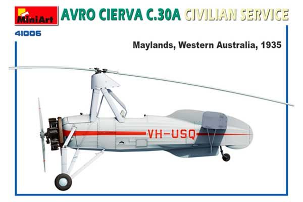 AVRO CIERVA  C.30A Цивільного Призначення (MiniArt 41006) 1/35