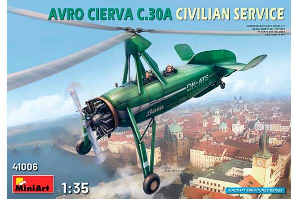 AVRO CIERVA  C.30A Цивільного Призначення (MiniArt 41006) 1/35