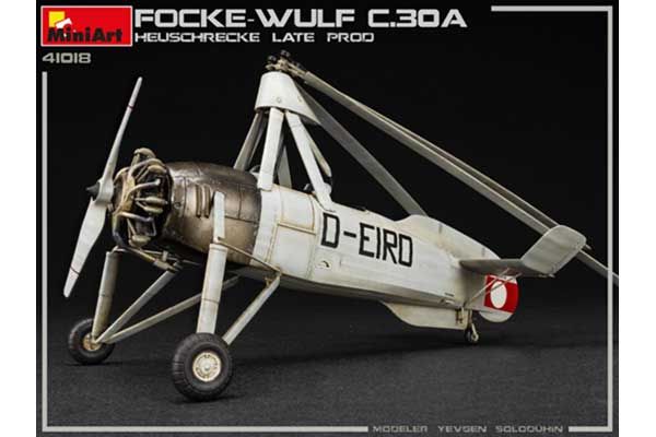 Focke Wulf FW C.30A “Heuschrecke” Пізнього Виробництва (MiniArt 41018) 1/35