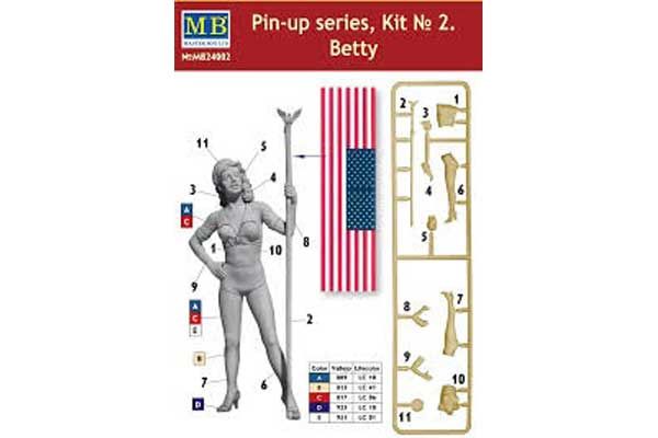 Серия Pin-up: Бетти, набор №2 (Master Box 24002) 1/24