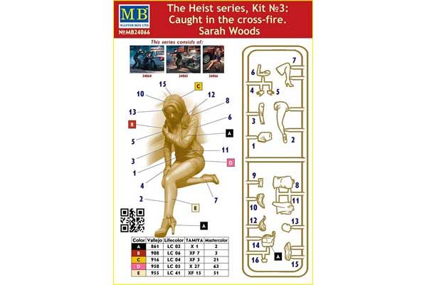 Під перехресним вогнем. Сара Вудс (Master Box 24066) 1/24
