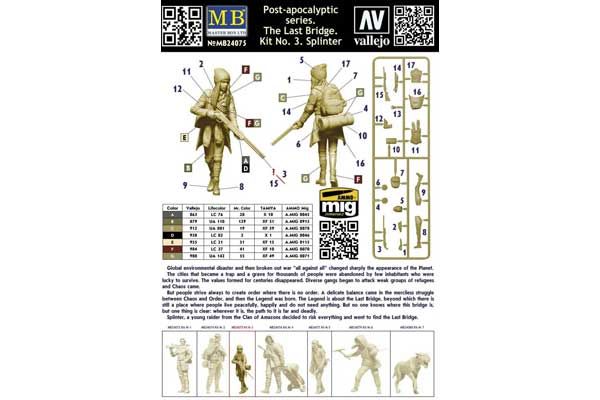 Заноза. Постапокалиптическая серия. Последний мост. Комплект №3 (Master Box 24075) 1/24