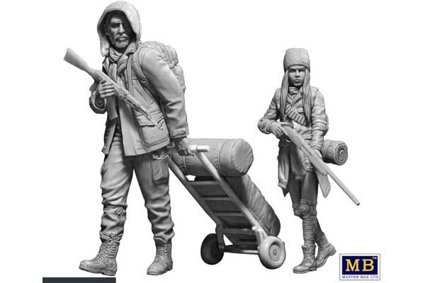 Постапокалиптика. Последний Мост (Master Box 24078) 1/24