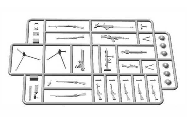Вооружение британской пехоты 2МВ (Master Box 35109) 1/35