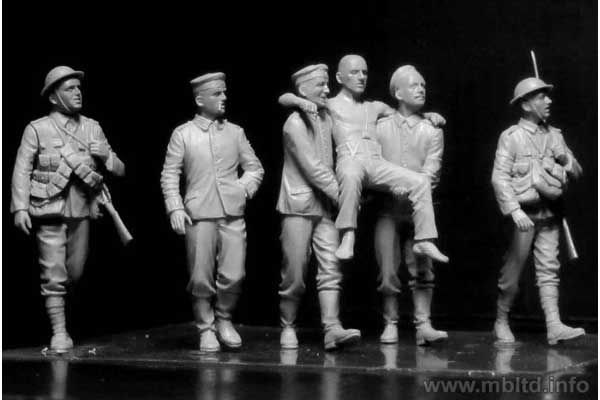 Британські та німецькі солдати, битва на Соммі, 1916 (Master Box 35158) 1/35