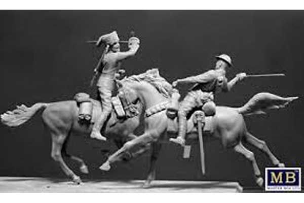 Британські та німецькі кавалеристи, 1 СВ (Master Box 35184) 1/35