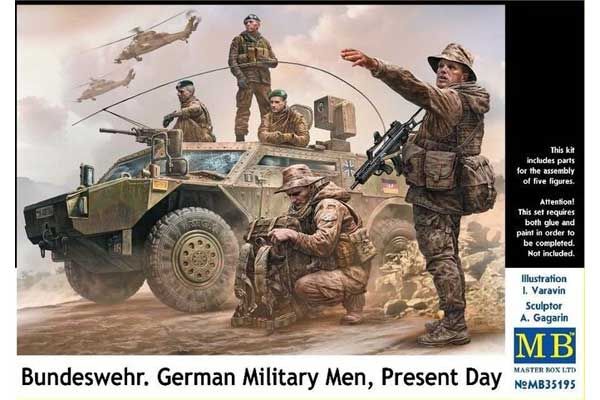 Бундесвер. Немецкие военные. Наши дни (Master Box 35195) 1/35
