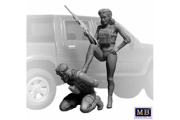 Клан Черепа - новые амазонки. Это не место для незнакомцев! (Master Box 35199) 1/35