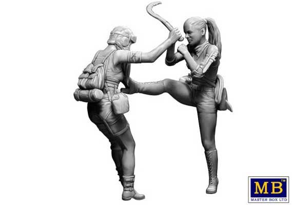 Клан Черепа - новые Амазонки. Отдай это обратно! Это моя добыча!!! (Master Box 35202) 1/35