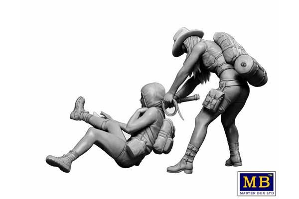 Клан Черепа - новые Амазонки. Отдай это обратно! Это моя добыча!!! (Master Box 35202) 1/35