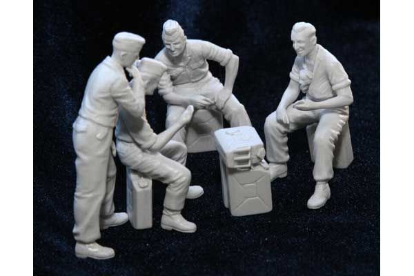 Німецькі танкісти за грою в карти (Master Box 3525) 1/35