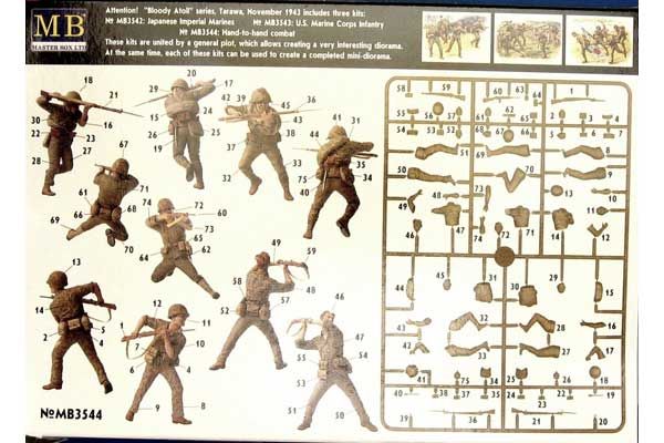 Рукопашний бій, Тарава 1943 (Master Box 3544) 1/35