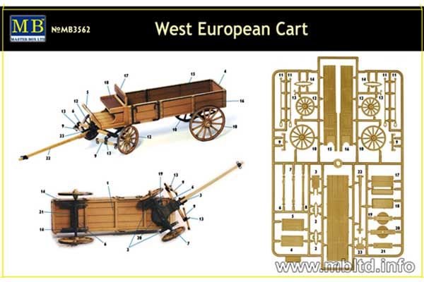 Западноевропейский воз (Master Box 3562) 1/35