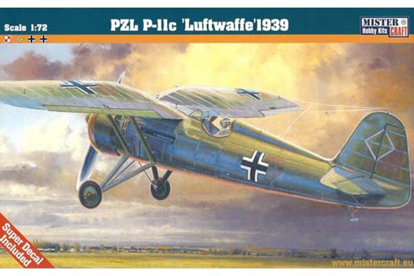 PZL P-11C 'Luftwaffe' 1939 (Mister Craft B10) 1/72