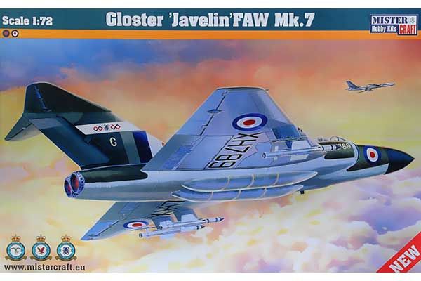 Gloster 'Javelin' FAW Mk.7 (Mister Craft D26) 1/72