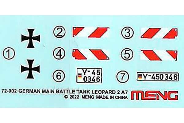 Leopard 2 A7 (MENG 72-002) 1/72