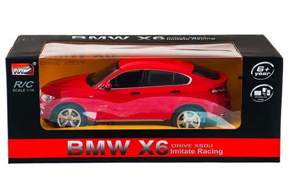 BMW X6 (красная) (MEIZHI 2016r) 1/14