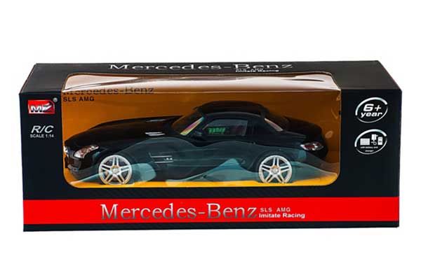 Mercedes-Benz SLS AMG (черная) (MEIZHI 2024b) 1/14