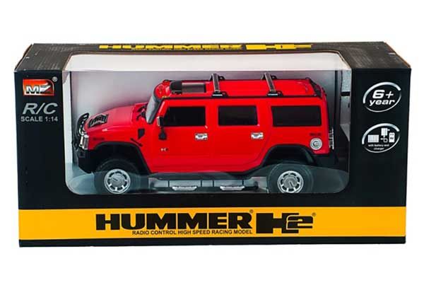 Hummer H2 (красная) (MEIZHI 2026r) 1/14
