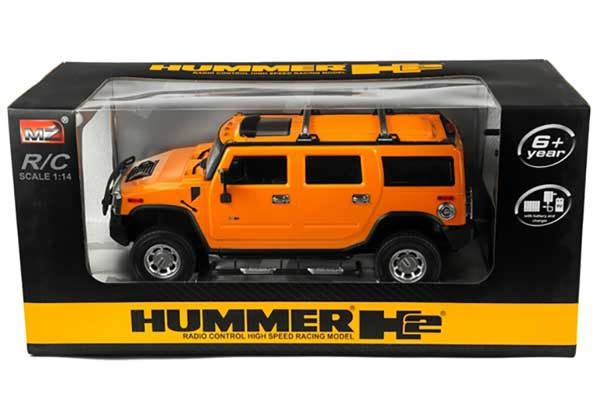 Hummer H2 (желтая) (MEIZHI 2026y) 1/14