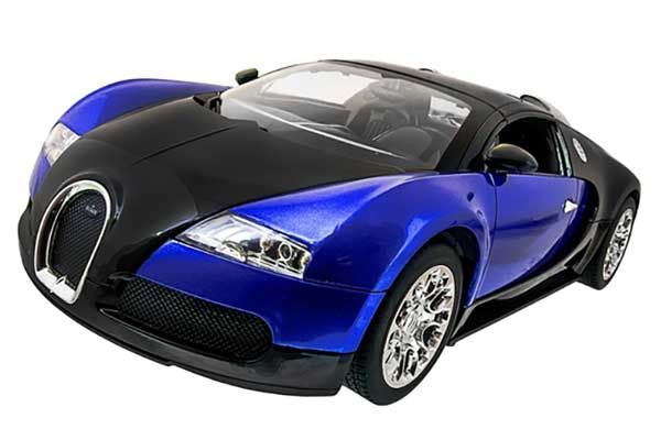 Bugatti Veyron (синяя) (MEIZHI 2032b) 1/14