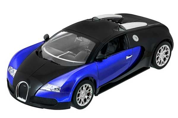Bugatti Veyron (синяя) (MEIZHI 2032b) 1/14