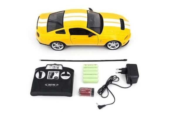 Ford GT500 Mustang (желтая) (MEIZHI 2270jy) 1/14